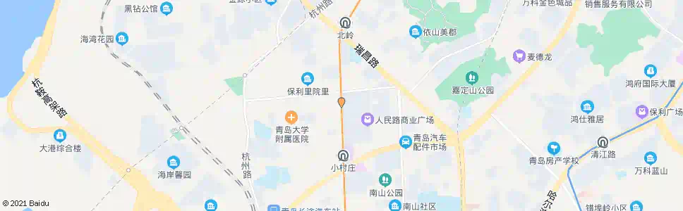 青岛嘉定路_公交站地图_青岛公交_妙搜公交查询2025
