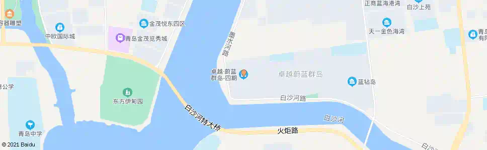 青岛蔚蓝群岛四期北_公交站地图_青岛公交_妙搜公交查询2025