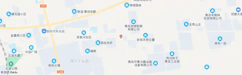 青岛金惠泰达汽车城_公交站地图_青岛公交_妙搜公交查询2025