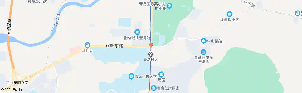 青岛辽阳东路(滨海公路)_公交站地图_青岛公交_妙搜公交查询2025