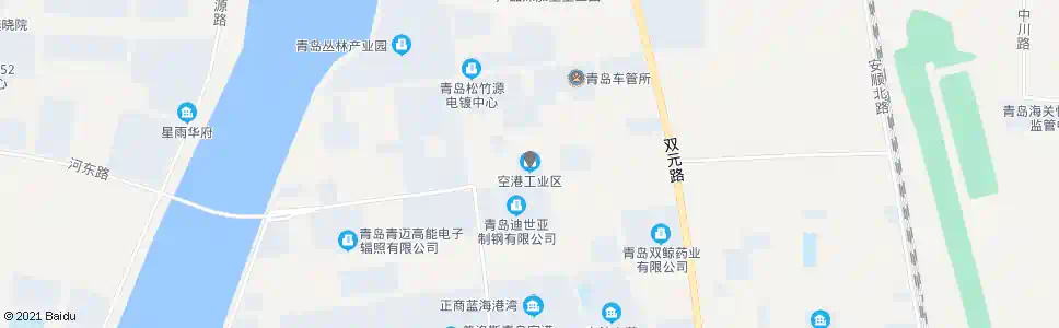 青岛空港工业区西站长江路_公交站地图_青岛公交_妙搜公交查询2025
