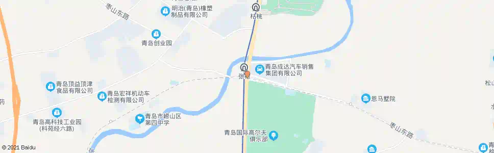青岛李宅路松岭路_公交站地图_青岛公交_妙搜公交查询2025