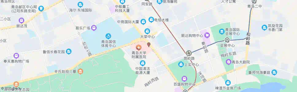 青岛人民医院(郑州东路)_公交站地图_青岛公交_妙搜公交查询2025