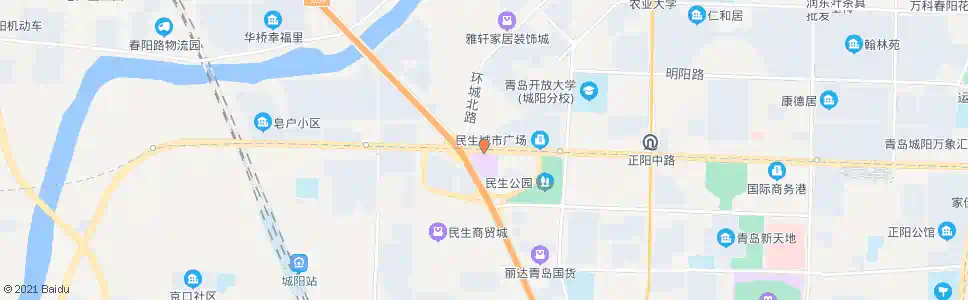 青岛城阳立交桥_公交站地图_青岛公交_妙搜公交查询2025
