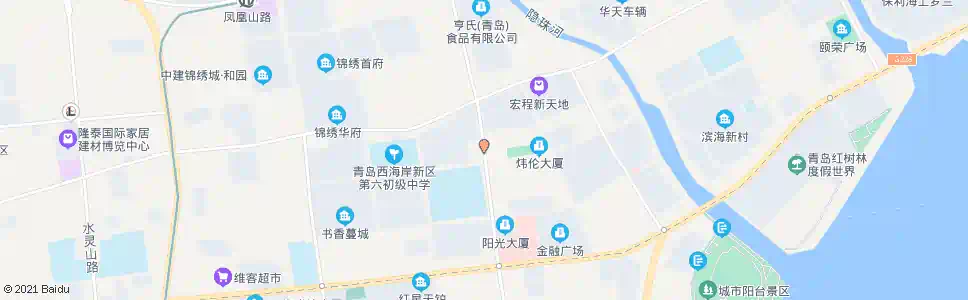 青岛月亮湾路_公交站地图_青岛公交_妙搜公交查询2025