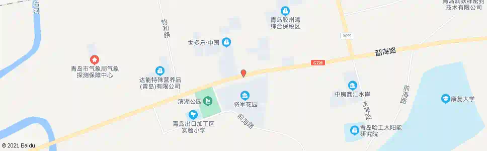 青岛将军花园_公交站地图_青岛公交_妙搜公交查询2025