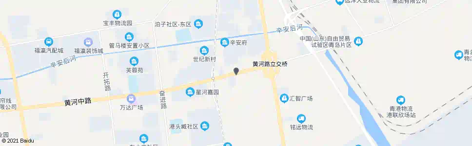 青岛新街口西_公交站地图_青岛公交_妙搜公交查询2025