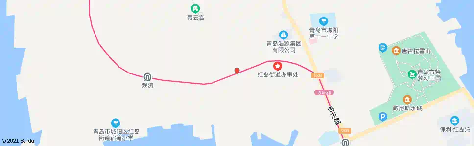 青岛沟角_公交站地图_青岛公交_妙搜公交查询2025