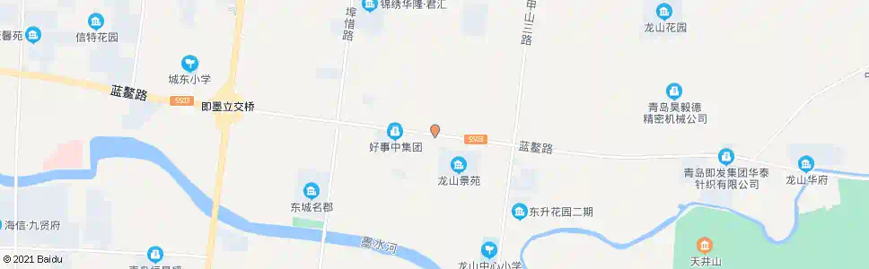 青岛程戈庄西_公交站地图_青岛公交_妙搜公交查询2025
