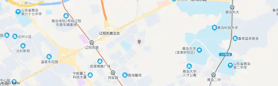 青岛溪谷美寓_公交站地图_青岛公交_妙搜公交查询2025