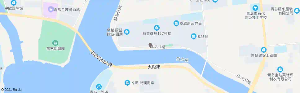 青岛蔚蓝群岛三期南_公交站地图_青岛公交_妙搜公交查询2025