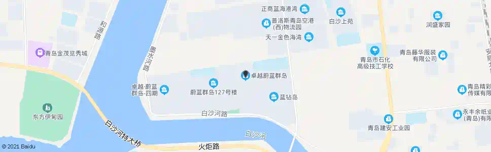 青岛蔚蓝群岛小区_公交站地图_青岛公交_妙搜公交查询2025