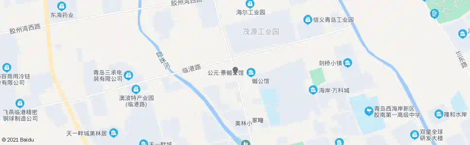 青岛董家庄_公交站地图_青岛公交_妙搜公交查询2025