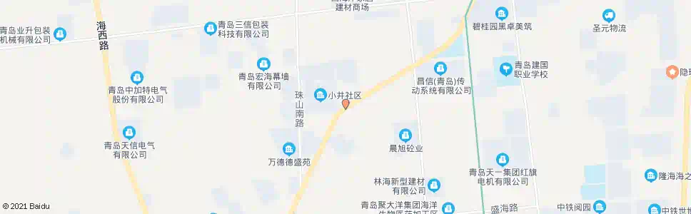 青岛小井_公交站地图_青岛公交_妙搜公交查询2025