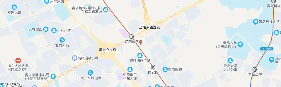 青岛金盾加油站_公交站地图_青岛公交_妙搜公交查询2025