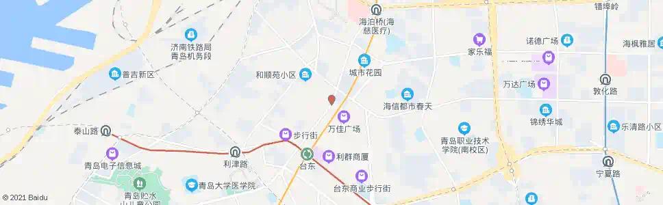 青岛威海路_公交站地图_青岛公交_妙搜公交查询2025