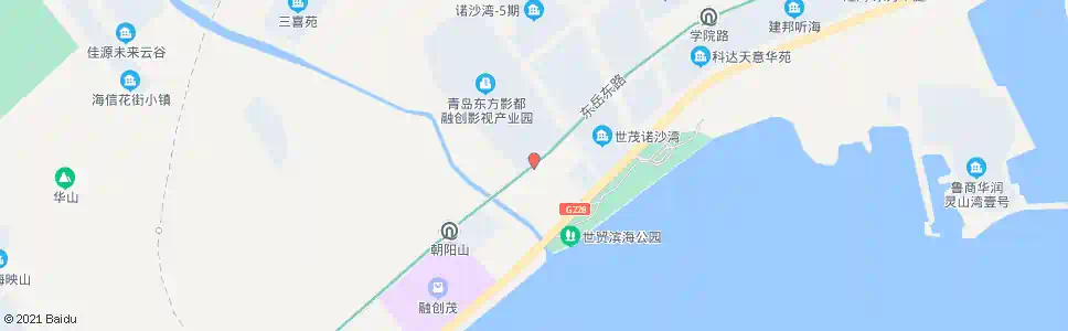 青岛东岳东路站_公交站地图_青岛公交_妙搜公交查询2025