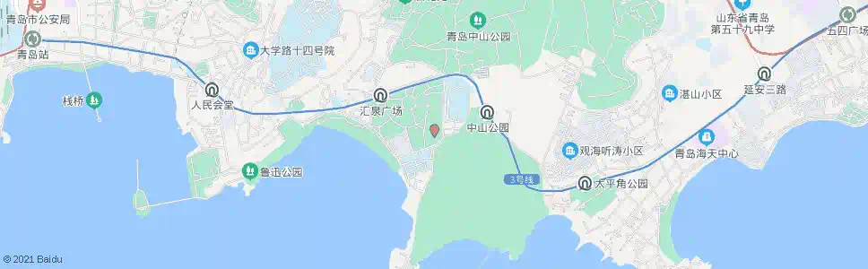 青岛天泰体育场_公交站地图_青岛公交_妙搜公交查询2025