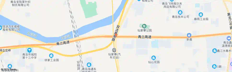青岛仙山西路_公交站地图_青岛公交_妙搜公交查询2025