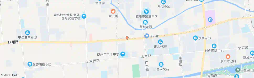 青岛三里河办事处_公交站地图_青岛公交_妙搜公交查询2025