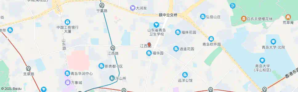 青岛海洋地质所_公交站地图_青岛公交_妙搜公交查询2025