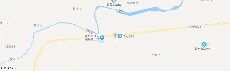 青岛洋河镇政府_公交站地图_青岛公交_妙搜公交查询2025