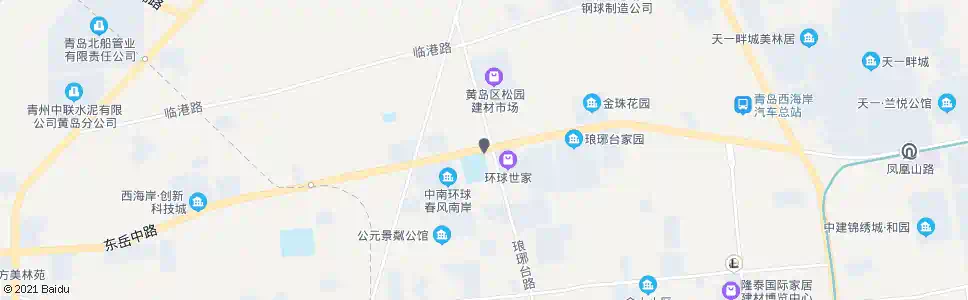 青岛泰山路(琅琊台路)_公交站地图_青岛公交_妙搜公交查询2025