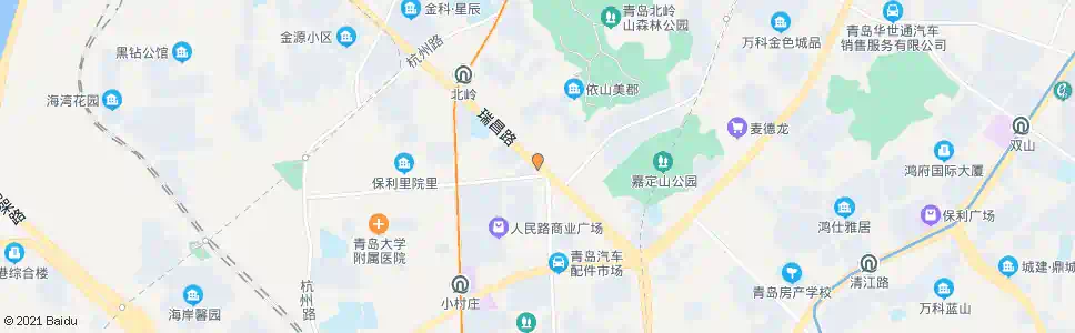 青岛嘉定路东_公交站地图_青岛公交_妙搜公交查询2025