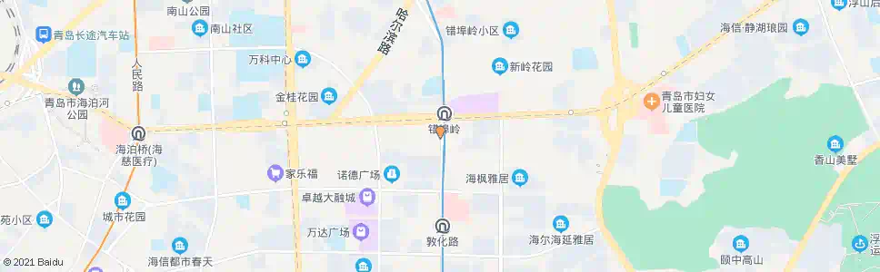 青岛青岛五十三中_公交站地图_青岛公交_妙搜公交查询2025