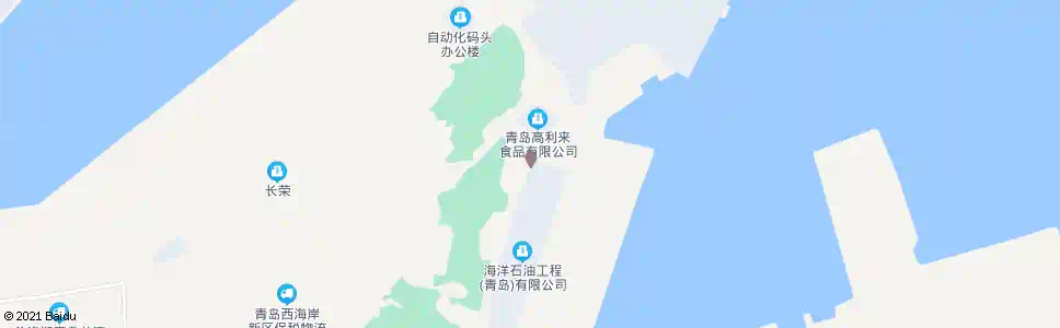 青岛中海油二号门_公交站地图_青岛公交_妙搜公交查询2025