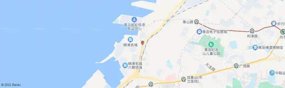 青岛新疆路小港二路_公交站地图_青岛公交_妙搜公交查询2025