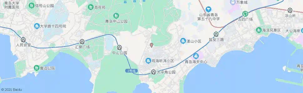 青岛佛涛路_公交站地图_青岛公交_妙搜公交查询2025
