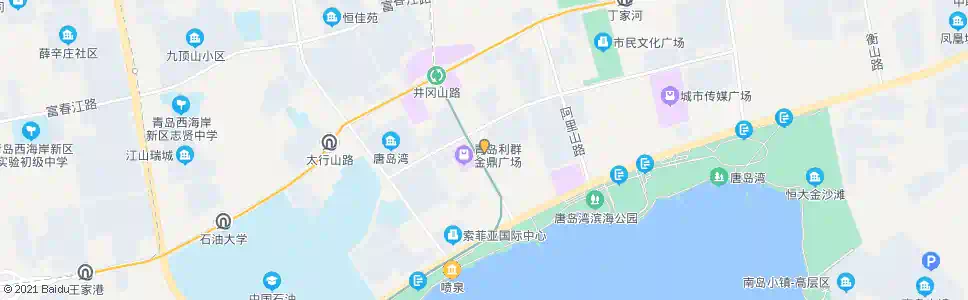 青岛鹿角湾_公交站地图_青岛公交_妙搜公交查询2025
