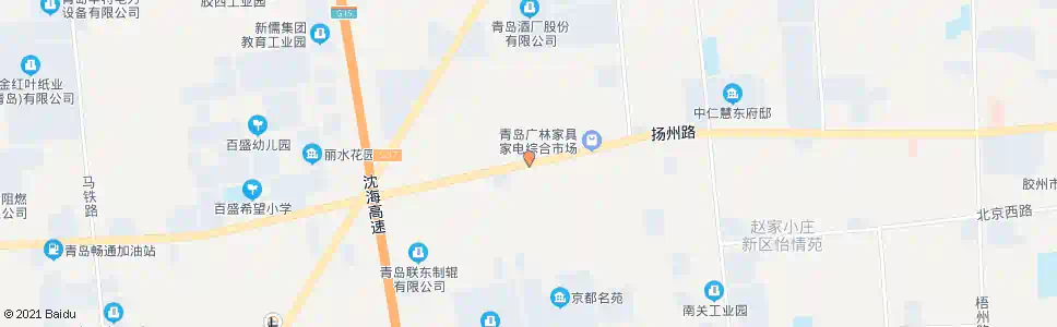 青岛南北辛置_公交站地图_青岛公交_妙搜公交查询2025