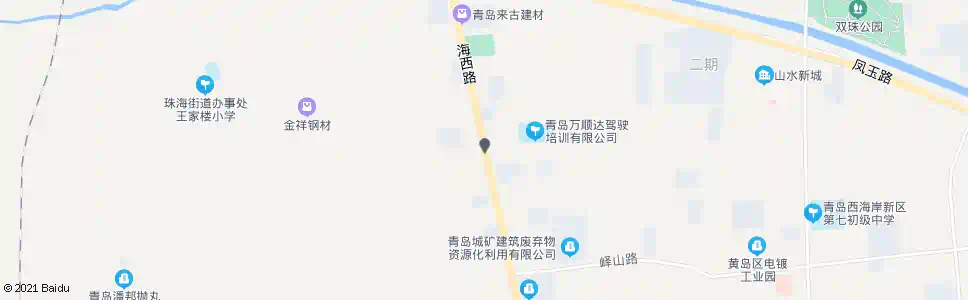 青岛肖家庄西_公交站地图_青岛公交_妙搜公交查询2025