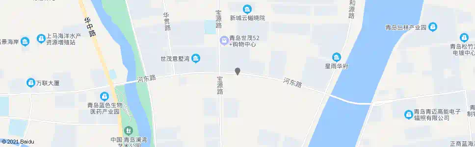 青岛河东路宝源路_公交站地图_青岛公交_妙搜公交查询2025