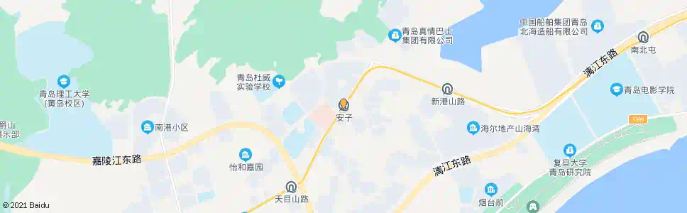 青岛安子公交枢纽站_公交站地图_青岛公交_妙搜公交查询2025