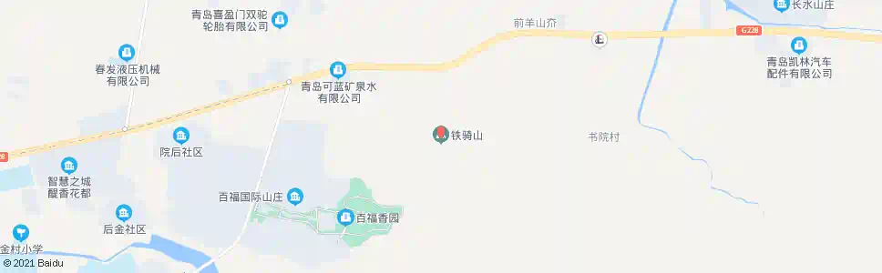 青岛铁骑山(铁骑山)_公交站地图_青岛公交_妙搜公交查询2025