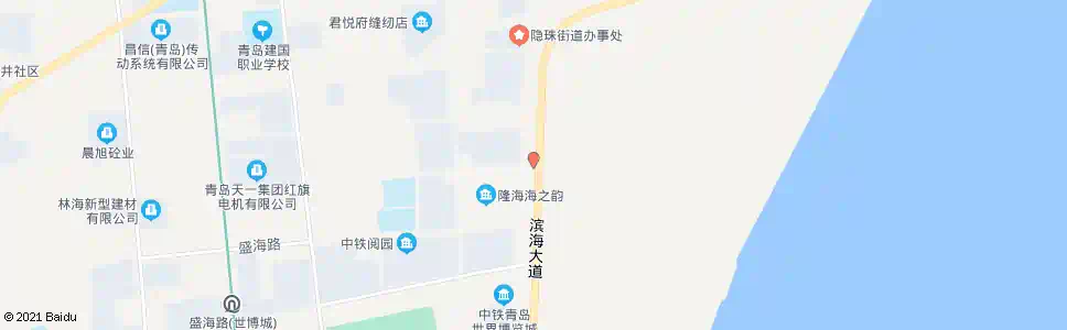 青岛海之韵东_公交站地图_青岛公交_妙搜公交查询2025