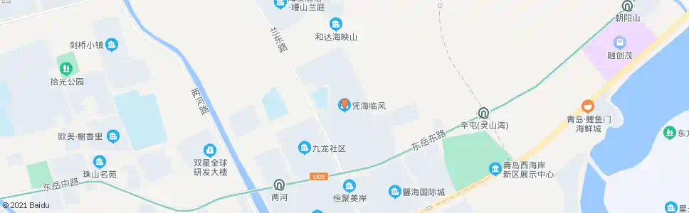青岛凭海临风_公交站地图_青岛公交_妙搜公交查询2025