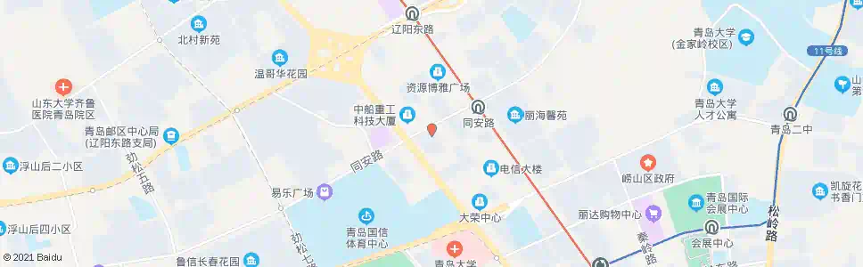 青岛人才交流中心_公交站地图_青岛公交_妙搜公交查询2025