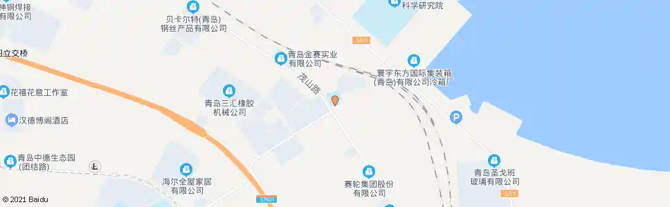 青岛张戈庄(燕山路)_公交站地图_青岛公交_妙搜公交查询2025