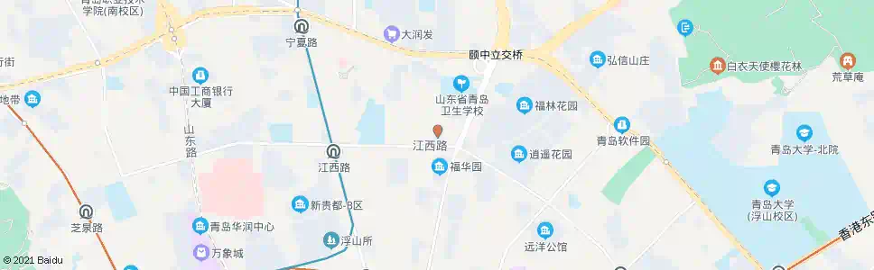 青岛船厂公寓_公交站地图_青岛公交_妙搜公交查询2025