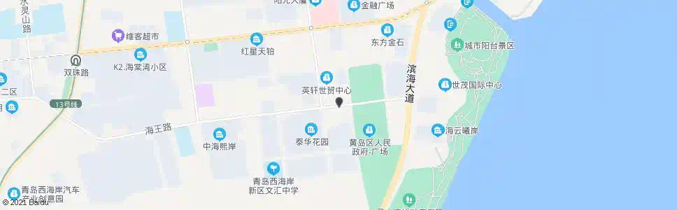 青岛海汇银行_公交站地图_青岛公交_妙搜公交查询2025