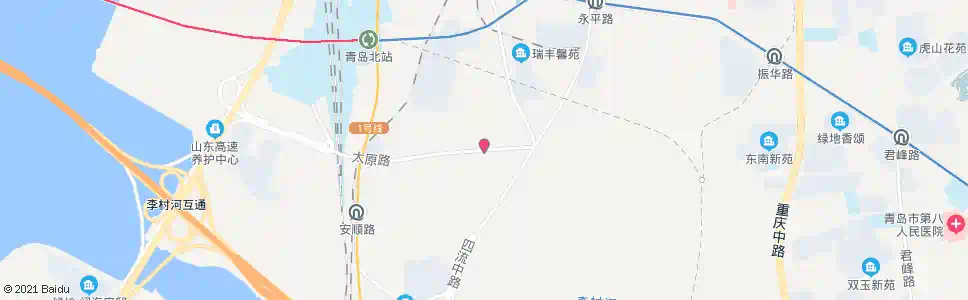 青岛太原路东站临_公交站地图_青岛公交_妙搜公交查询2025
