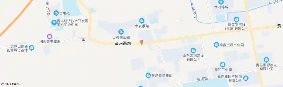 青岛黄河路批发市场东_公交站地图_青岛公交_妙搜公交查询2025