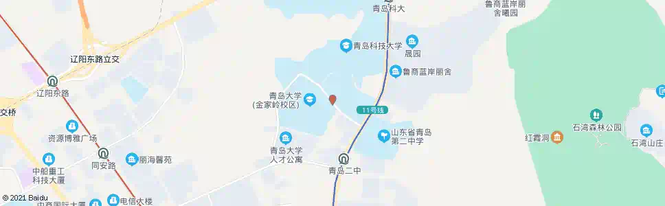 青岛金家岭小区_公交站地图_青岛公交_妙搜公交查询2025