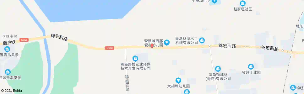 青岛小胡埠_公交站地图_青岛公交_妙搜公交查询2025