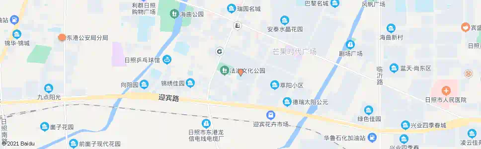 日照第二实验小学_公交站地图_日照公交_妙搜公交查询2025