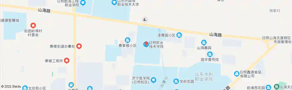 日照职业技术学院(学苑路)_公交站地图_日照公交_妙搜公交查询2025